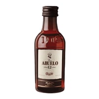 Miniatura Ron Abuelo 12 Años 50ml (plástico)