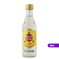 Miniatura Ron Havana Club - 3 Años - 50ml (vidrio)