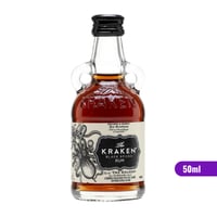 Miniatura Ron The Kraken - Black Spiced Rum - 50ml (vidrio)