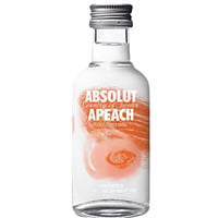 Miniatura Vodka Absolut - Apeach 50ml (vidrio)