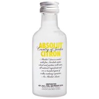 Miniatura Vodka Absolut Citron - 50ml (vidrio)