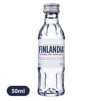 Miniatura Vodka Finlandia Original 50ml (plástico)