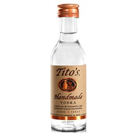 Miniatura Vodka Tito's 50ml (plástico)