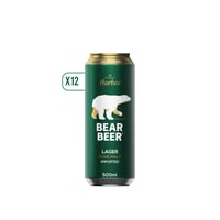 Pack 12x Cerveza Bear Beer Lager 500cc
