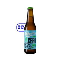 Pack 12x Cerveza Mestra Cero Alcohol 330cc