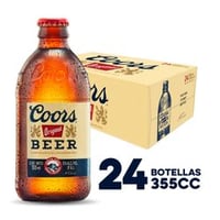 Pack 24 un. Cerveza Coors Lager 5.0° 355 cc