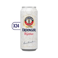 Pack 24x Latas Cerveza Erdinger Weissbier 500cc