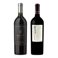 Pack 2 Vinos Anay Cabernet Sauvignon + Calyptra Petit Inedito 750cc