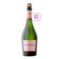 Pack 2x Espumante Undurraga Brut Royal Rosé 750cc