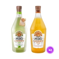 Pack 2x Pisco Sour Virrey del Perú - Limón + Mango - 1L