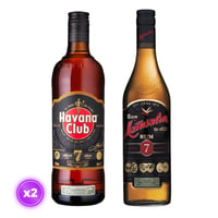 Pack 2x Ron 7 Años Súper Premium - Havana + Matusalén - 700ml
