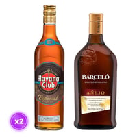 Pack 2x Ron Añejo - Barceló - Havana - 700ml