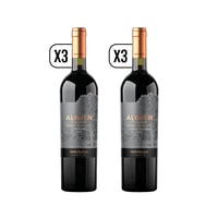 Pack 3x Vino Aliwen Gran Reserva Carmener + 3x Aliwen Gran Reserva Cabernet Sauvignon 750cc