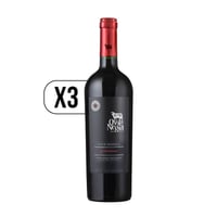 Pack 3x Vino Oveja Negra Gran Reserva Carmenere 750cc