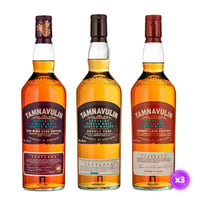 Pack 3x Whisky Tamnavulin - Sherry Cask + Double Cask - Wine Cask - 700ml