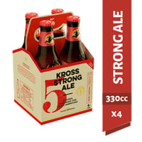 Pack 4 un. Cerveza Kross 5 Aniversario Strong Ale 7.2° 330 cc