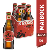 Pack 4 un. Cerveza Kross Maibock 6.5° 330 cc