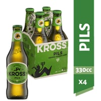 Pack 4 un. Cerveza Kross Pils 5.1° 330 cc
