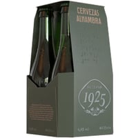 Pack 4 un. Cerveza Mahou Alhambra Strong Lager 6.4.0° 330 cc