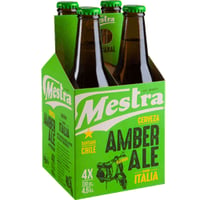 Pack 4 un. Cerveza Mestra Amber Ale 4.5° 330 cc