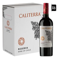 Pack 6x Caliterra Reserva Cabernet Sauvignon 750cc