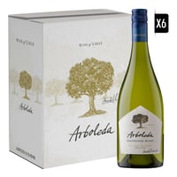 Pack 6x Vino Arboleda Sauvignon Blanc 750cc