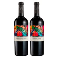 PACK 7 COLORES N°3: Vino 7 Colores Gran Reserva Carmenere-Viognier 750cc + Vino 7 Colores Gran Reserva Cabernet Sauvignon 750cc