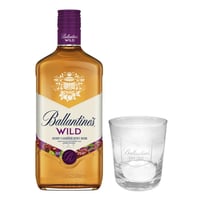 PACK BALLANTINES + VASO N°2: 1x Whisky Ballantines Wild Cherry 700cc 30°alc.+ 1x Vaso Ballantines
