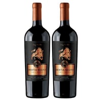 PACK BESTIAS N°1: 1x Vino Bestia Negra Cabernet Sauvignon 750cc + 1x Vino Bestia Negra Carmenere 750cc