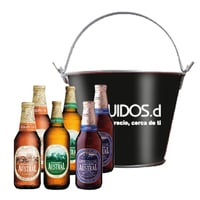 Pack Cerveza Austral Calafate Botella 330cc X2 + Patagona Botella 330cc X2 + Lager Botella 330cc X2 + Hielera Liquidos.cl