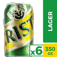 Pack Cerveza Cristal lata 6 un de 350 cc