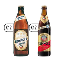 Pack Cerveza Erdinger 12x Pikantus + 12x Urweisse 500cc