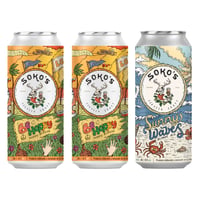 Pack Cerveza Sokos Be Hoppy 473ml x2 + Cerveza Sokos Sunny Waves 473ml x1