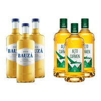 Pack Chileno: 3x Pisco Alto del Carmen 35° 1L + 3x Pisco Bauza 35° 1L