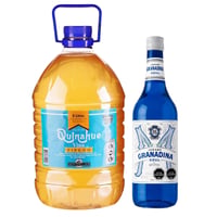 Pack Dieciochero Maremoto Pipeño 5L + Granadina Azul Mitjans 900ml