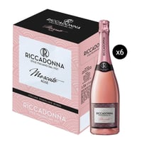 Pack Espumante 6x Riccadonna Moscato Rosé 750cc