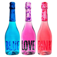 PACK ESPUMANTE OPERA: 1X Espumante Opera Blue Moscato 750cc + 1X Espumante Opera Love 750cc + 1X Espumante Opera Pink Moscato 750cc