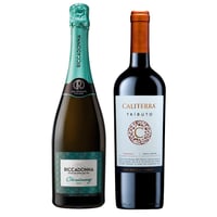 Pack Espumante Riccadonna Chardonnay Brut + Tributo Carmenere