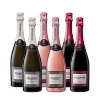Pack Espumantes Riccadonna 2x Asti + 2x Ruby + 2 Moscato Rosé