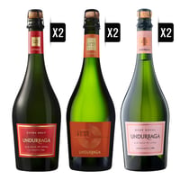 Pack Espumantes Undurraga Rosé + Brut Long Play + Extra Brut