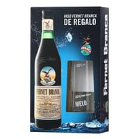Pack Fernet Branca Original - 750ml + Vaso
