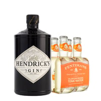 Pack Gin Hendricks 700cc + 4x Agua Tónica Fentimans Valencian Orange 200cc