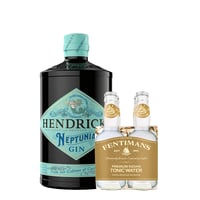Pack Gin Hendricks Neptunia + 4x Agua Tónica Fentimans Tonic Water 200cc