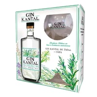 Pack Gin Kantal 43˚ 750ml + Copa Oficial