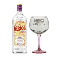 Pack Gin Larios - London Dry 700ml + Copa Larios Rosé.