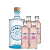 Pack Gin Malfy 750cc+ 4 Rose Lemonade Franklin&Sons 200cc