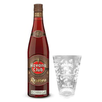 PACK HAVANA N°2: 1x Ron Havana Club Añejo Reserva 700cc + 1x Vaso Havana