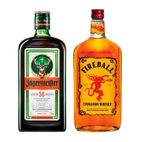 Pack Jager Fireball: Jagermeister 700cc + Fireball 750cc