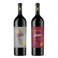 PACK KAUNE N°1: 1x Vino Kaune Piedras de Auque Cabernet Sauvignon 750cc + 1x Vino Kaune Hacienda Caone Cabernet Sauvignon 750cc