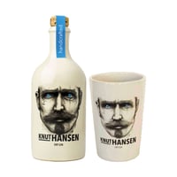 PACK KNUT HANSEN + VASO: 1x Knut Hansen Dry Gin 750cc 42º alc. + 1x Vaso Knut Hansen